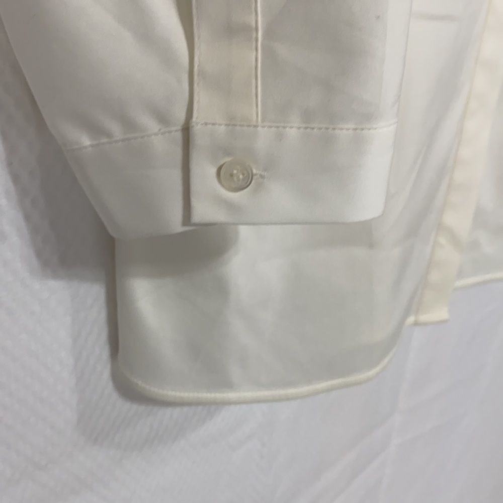 Lafayette 148  Cotton Bernice  Mandarin Collar Button Down Tunic‎ With Pockets M - Picture 5 of 11